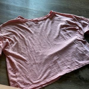 Bubblegum pink crop top